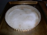 Prepared tart cake pan